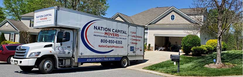 Our moving truck is ready for loading with the personal belongings of our customers.